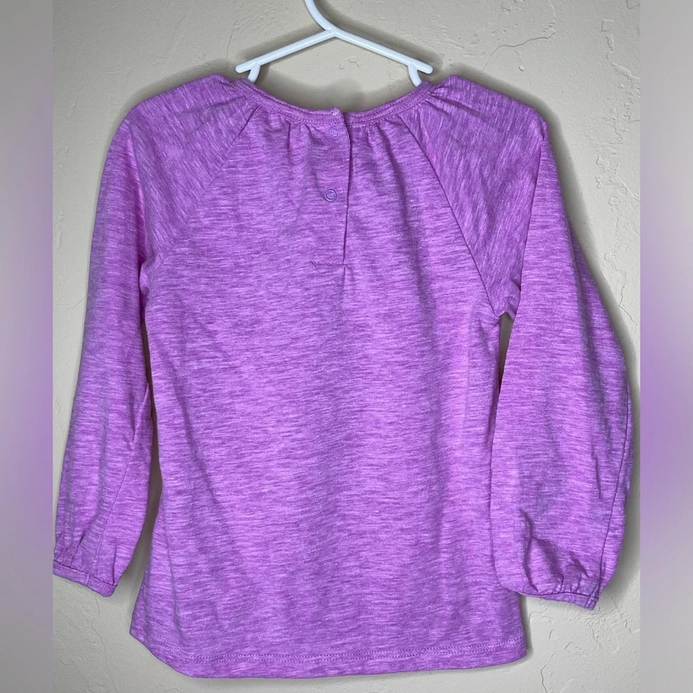 OSHKOSH B'GOSH: Purple Knit Long-Sleeve Top, Size 5T